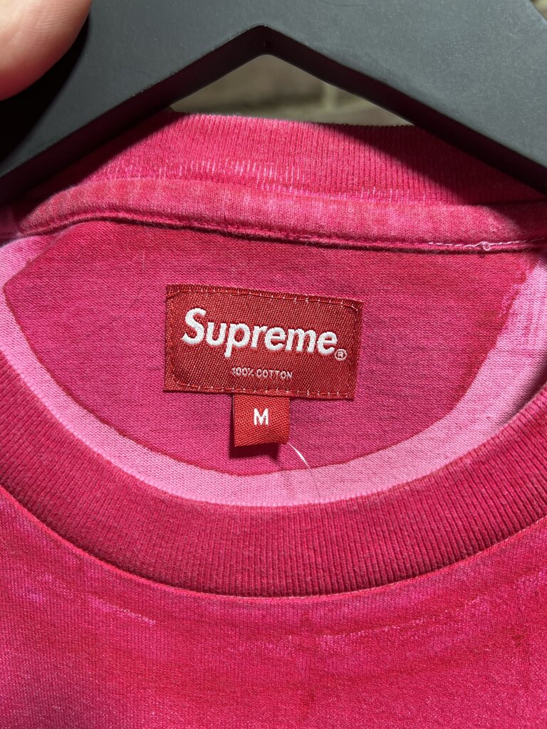 Supreme Pink Gradient Tee Sz. M