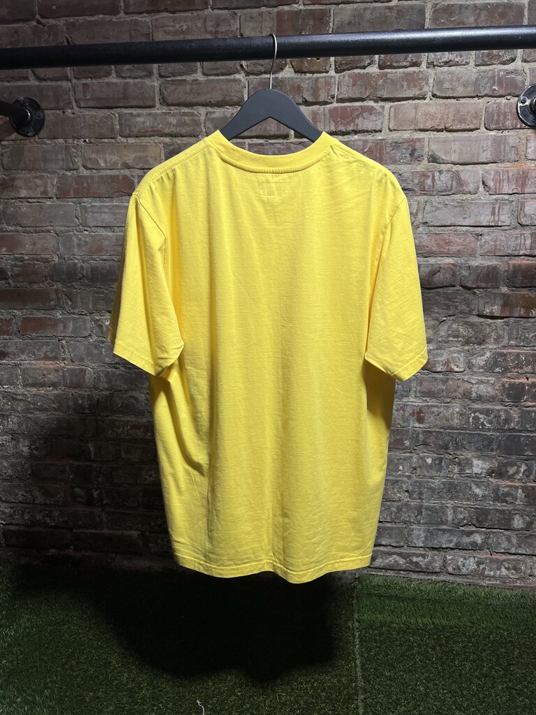 Supreme Small Box Logo Yellow Tee Sz. L