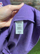 Supreme Plaid Sleeve L/S Purple/Pink Sz. M