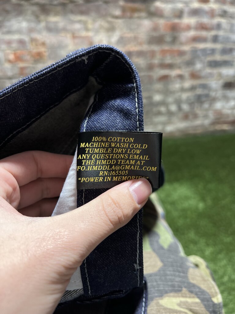 HMDD Raw Blue Indigo Denim Sz. M