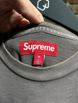 Supreme Embroidered Grey Tee Sz.M