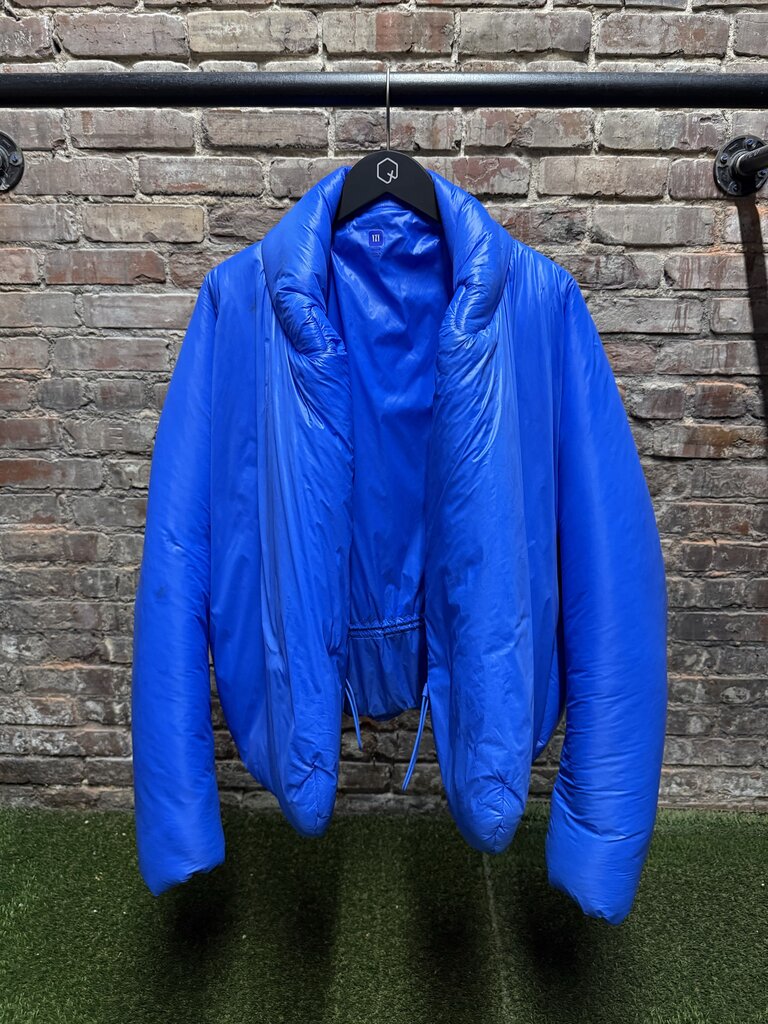 Yeezy Gap Round Puffer Jacket Blue Sz. M