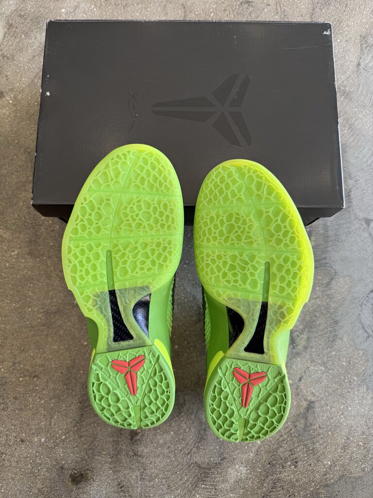 Nike Kobe 6 Grinch Sz. 9