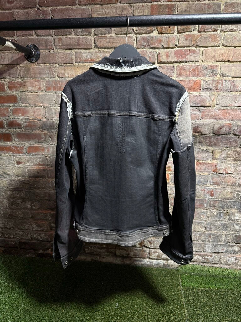 Rick Owens Faux Leather Worker Bruiseer Jacket Sz. L