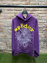 Sp5der Worldwide Purple Hoodie Sz. XL