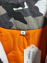 Gv Gallery Camo Hooded Flight Jacket Sz. M