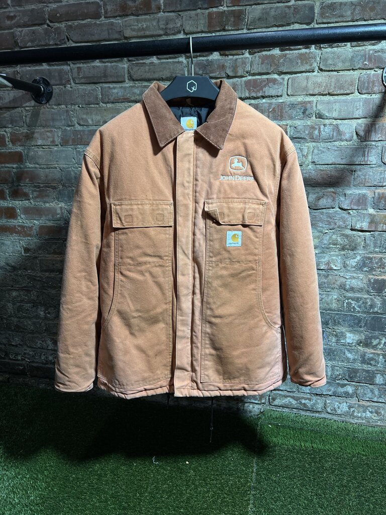 Vintage Salmon John Deer Carhartt Detroit JacketSz. L