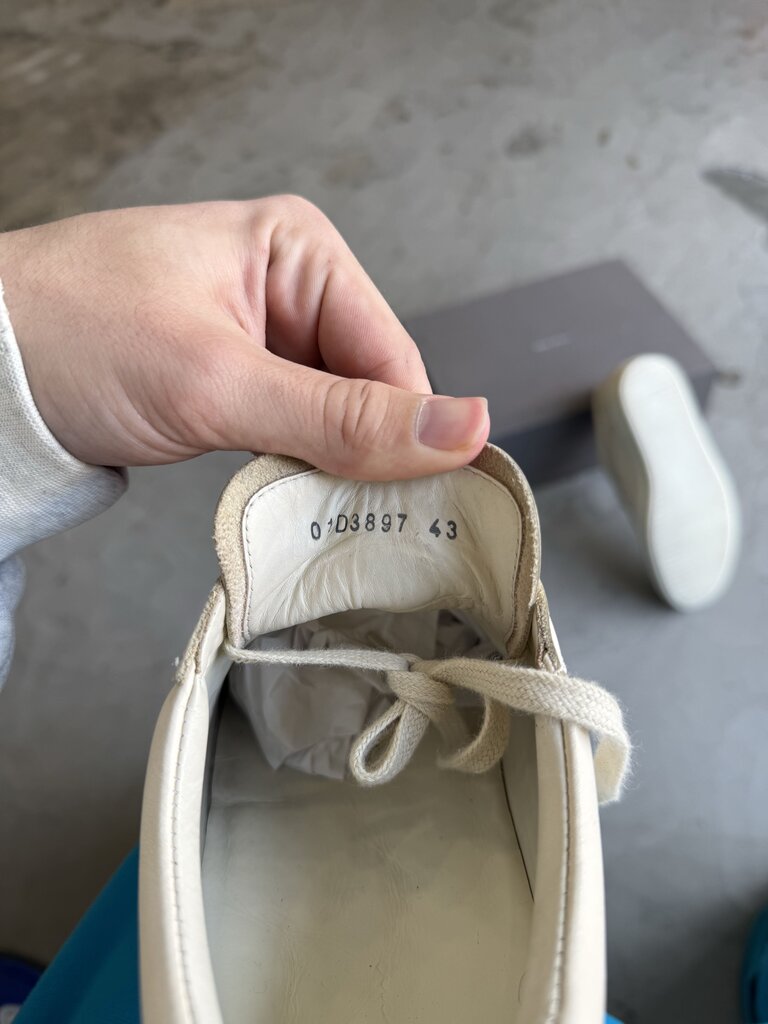 Rick Owens Vintage Sneaker Milk Sz. 43