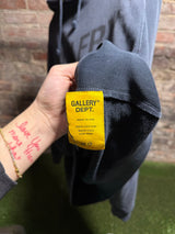 Gallery Dept Flames Hoodie Grey Sz. S