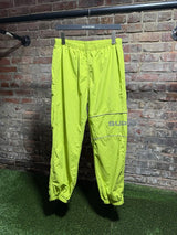 Supreme Nylon Joggers Lime Green Sz. S