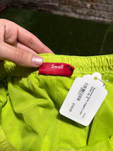 Supreme Nylon Joggers Lime Green Sz. S