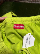 Supreme Nylon Joggers Lime Green Sz. S