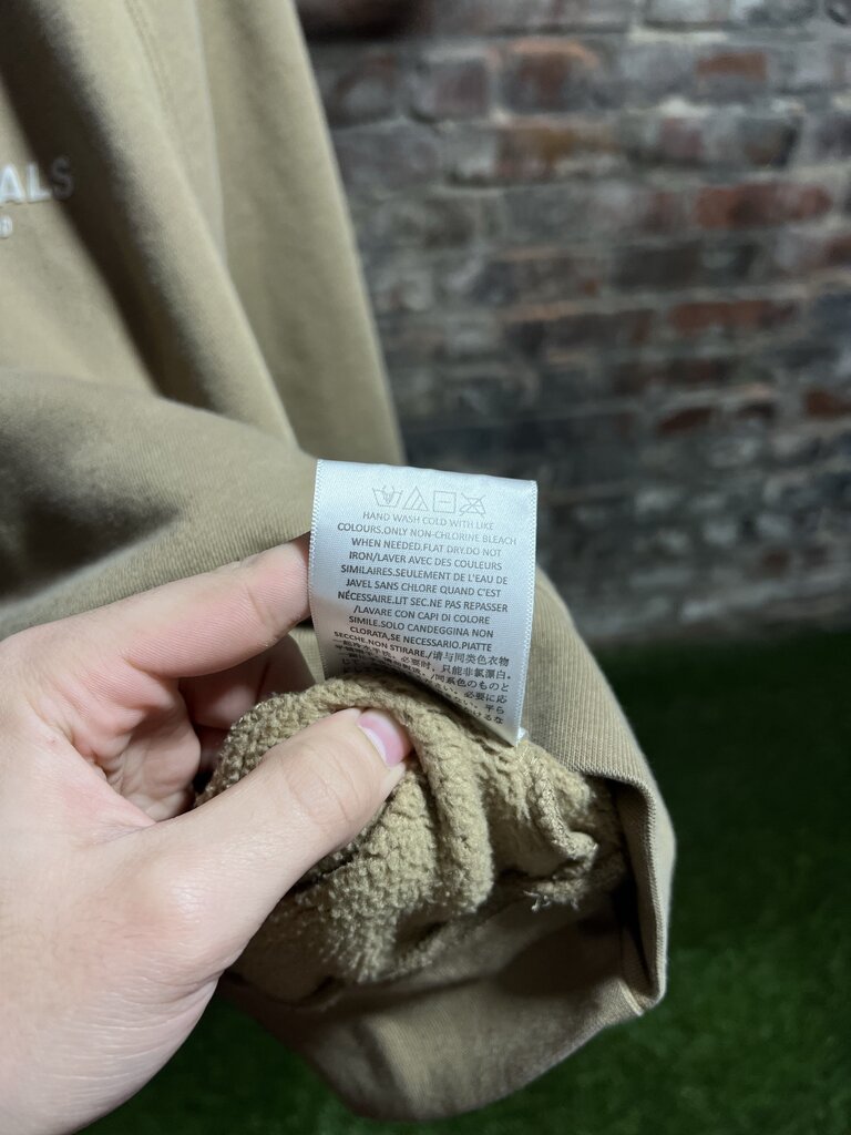 Essentials Hoodie Brown Sz. S