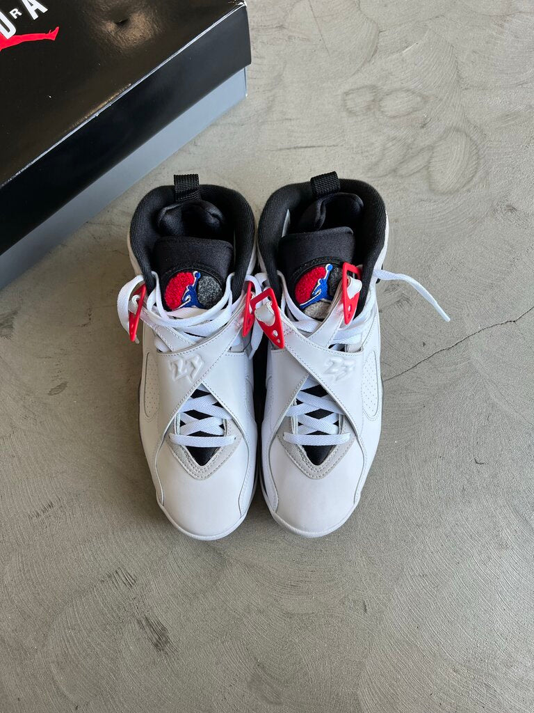 Jordan 8 White True Red Sz. 8.5