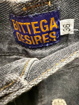 Bottega Desires Denim Shorts Black Sz. 36