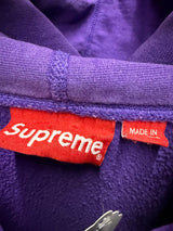 Supreme Rhinestone Purple Hoodie Sz. L