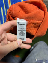 Supreme Orange Embroidered Crewneck Sz. L