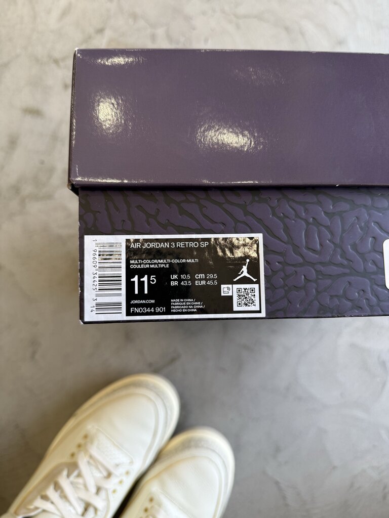 J Balvin X Jordan 3 Medellien Sz. 12