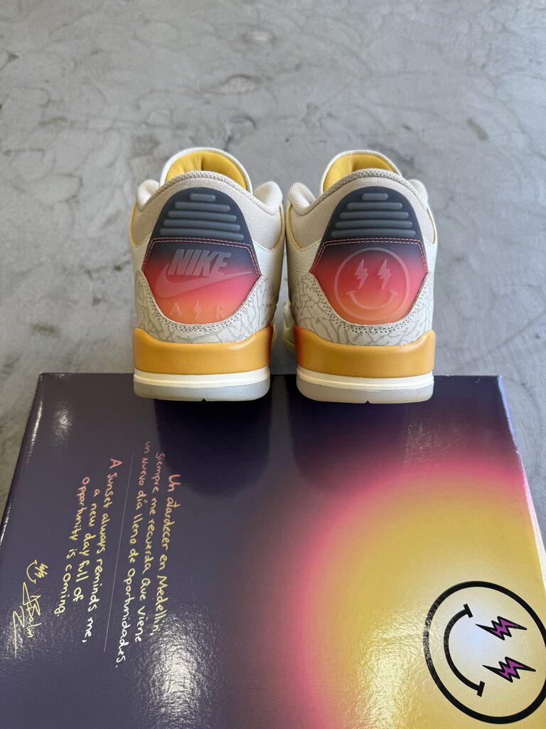 J Balvin X Jordan 3 Medellien Sz. 12