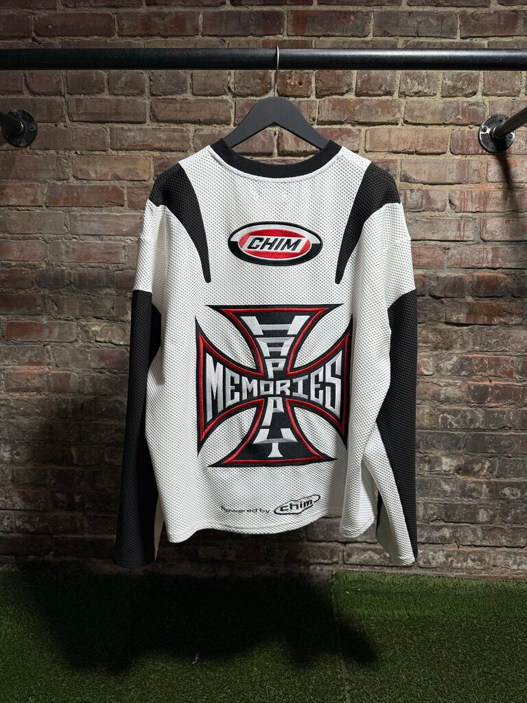 HMDD Motocross Jersey White/Black Sz. L
