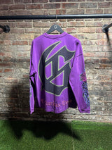 Godspeed Statue of Liberty Purple L/S Sz. S