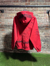 Supreme Y's Zip-Up Hoodie Red Sz. L