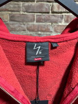 Supreme Y's Zip-Up Hoodie Red Sz. L