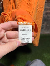 Bape Cropped Orange Zip-Up Sz. M