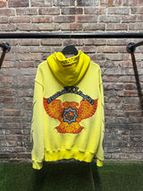 Murd333r.fm Yellow Chop333r Zip-Up Hoodie Sz. S