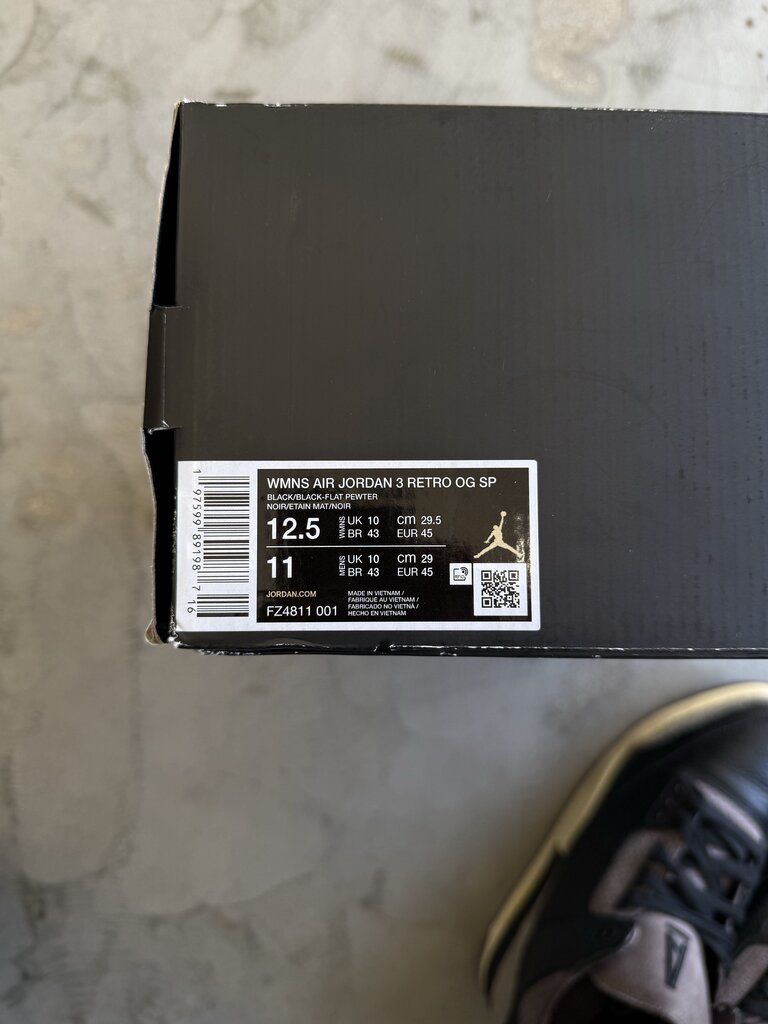 Jordan 3 x A Ma Maniere Sz. 11