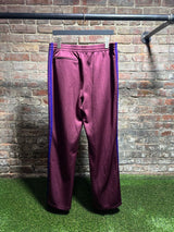 Needles Striped Track Pants Burgundy/Purple Sz. L