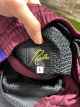 Needles Striped Track Pants Burgundy/Purple Sz. L