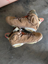 Travis Scott X Jordan 6 British Khaki Sz. 12