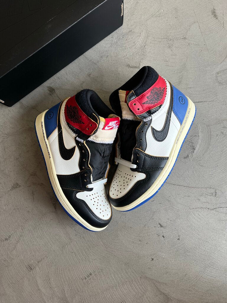 Union LA X Fragment Jordan 1 Varsity Sport Red Sz. 5