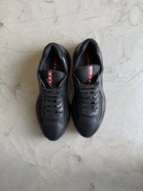Prada America Cup Triple Black Sz. 8