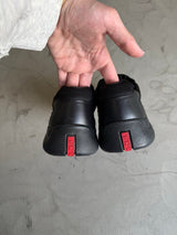 Prada America Cup Triple Black Sz. 8