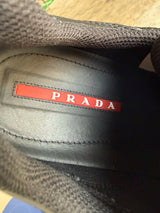 Prada America Cup Triple Black Sz. 8