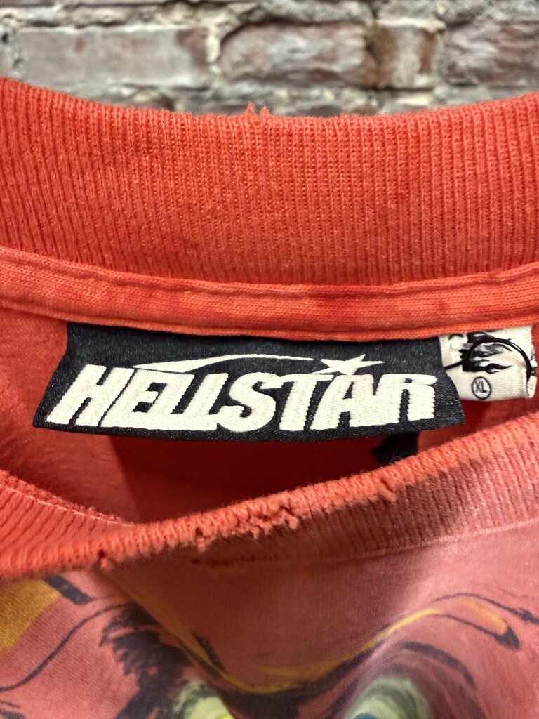 Hellstar Let The Light Shine Tri- Color Tee Sz. XL