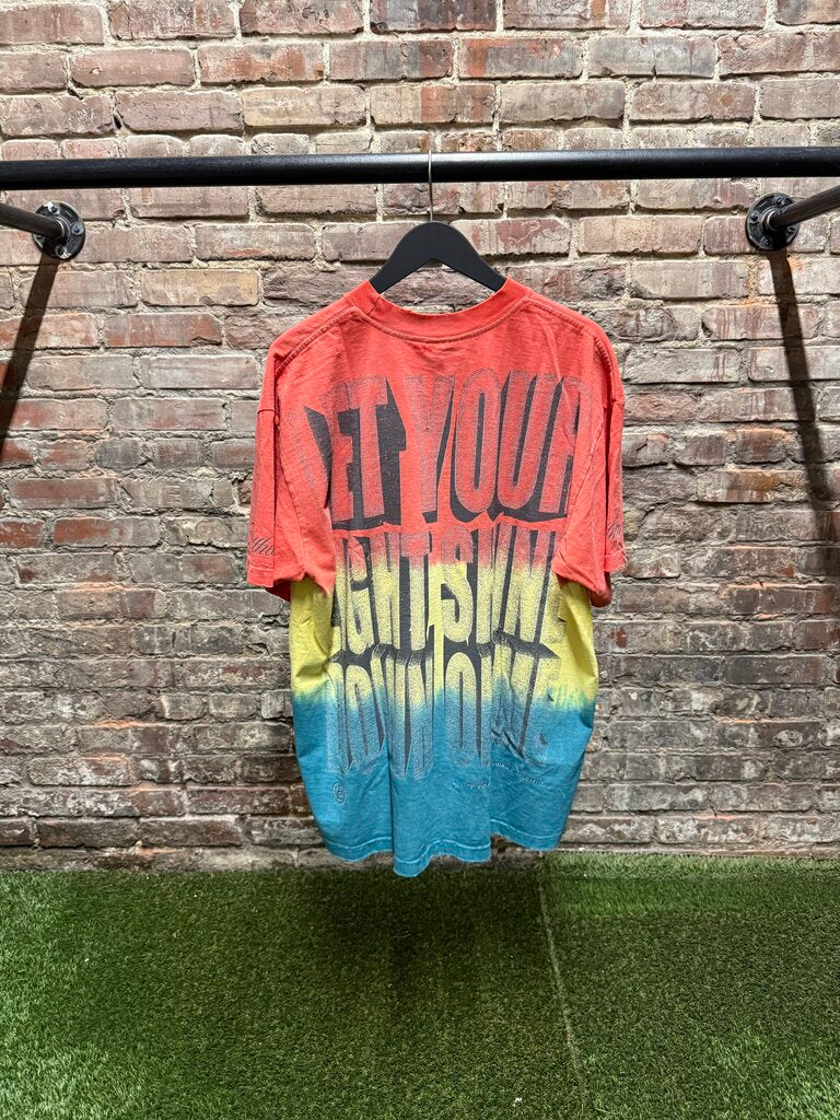 Hellstar Let The Light Shine Tri- Color Tee Sz. XL