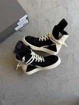 Rick Owens GeoBasket Suede Black Sz. 33