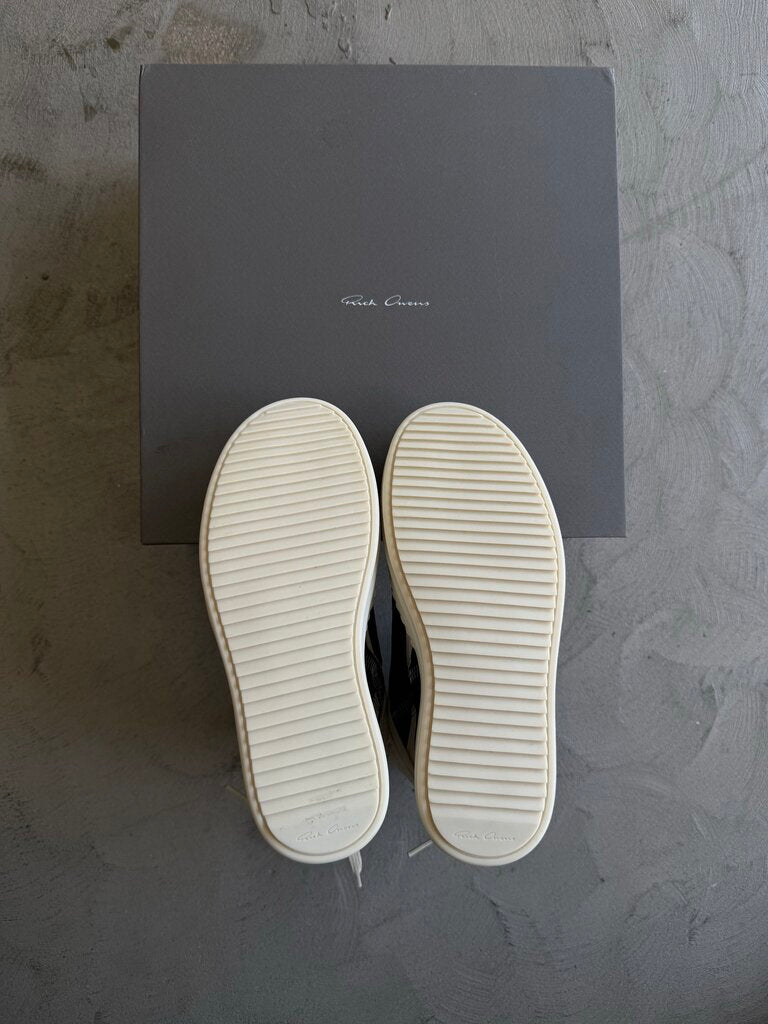 Rick Owens GeoBasket Suede Black Sz. 33