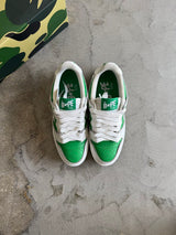 Bape Sk8Sta Low Green/White Sz. 7