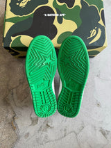Bape Sk8Sta Low Green/White Sz. 7