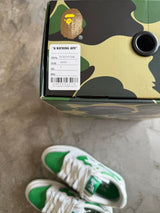 Bape Sk8Sta Low Green/White Sz. 7