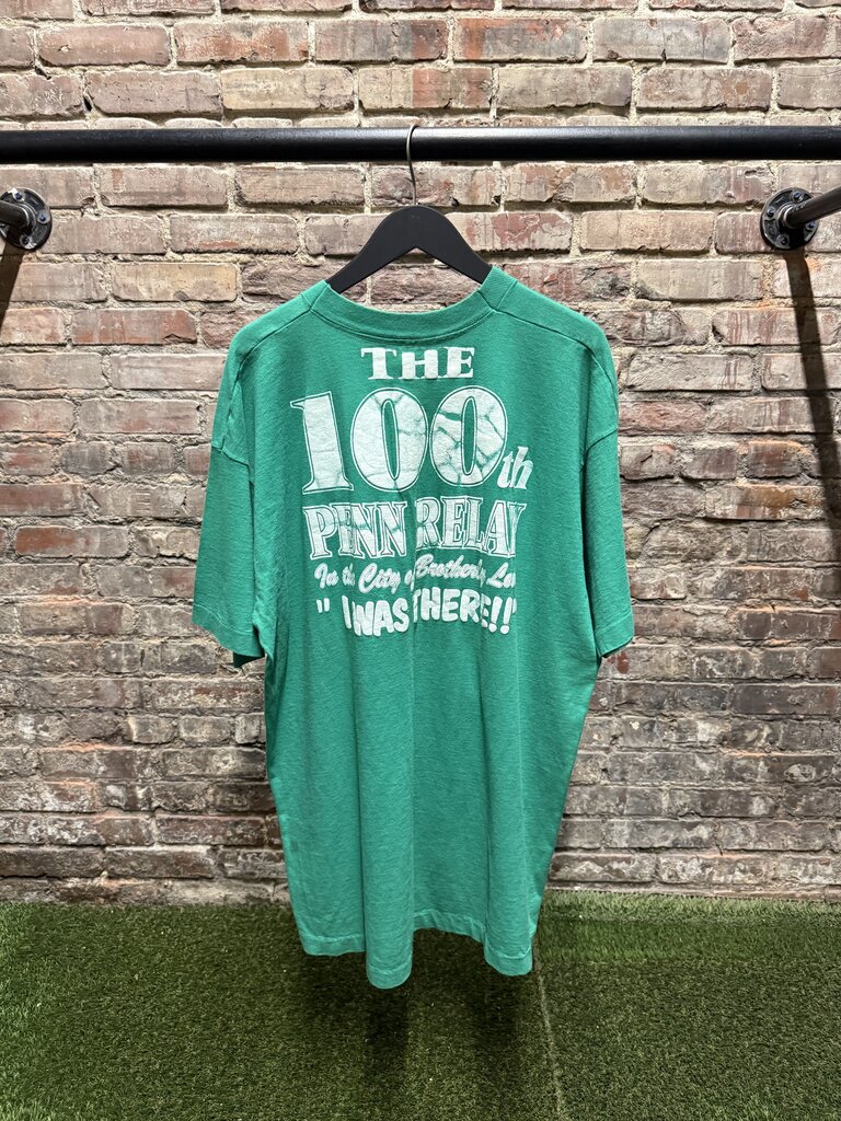 Vintage Flint Stones Green HBCU Tee Sz. XL