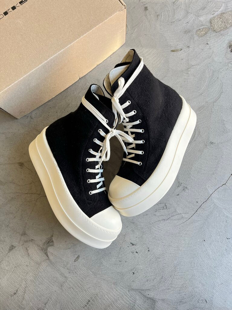 Rick Owens DRK SHDW Ramone High Double Sole Sz. 45.5