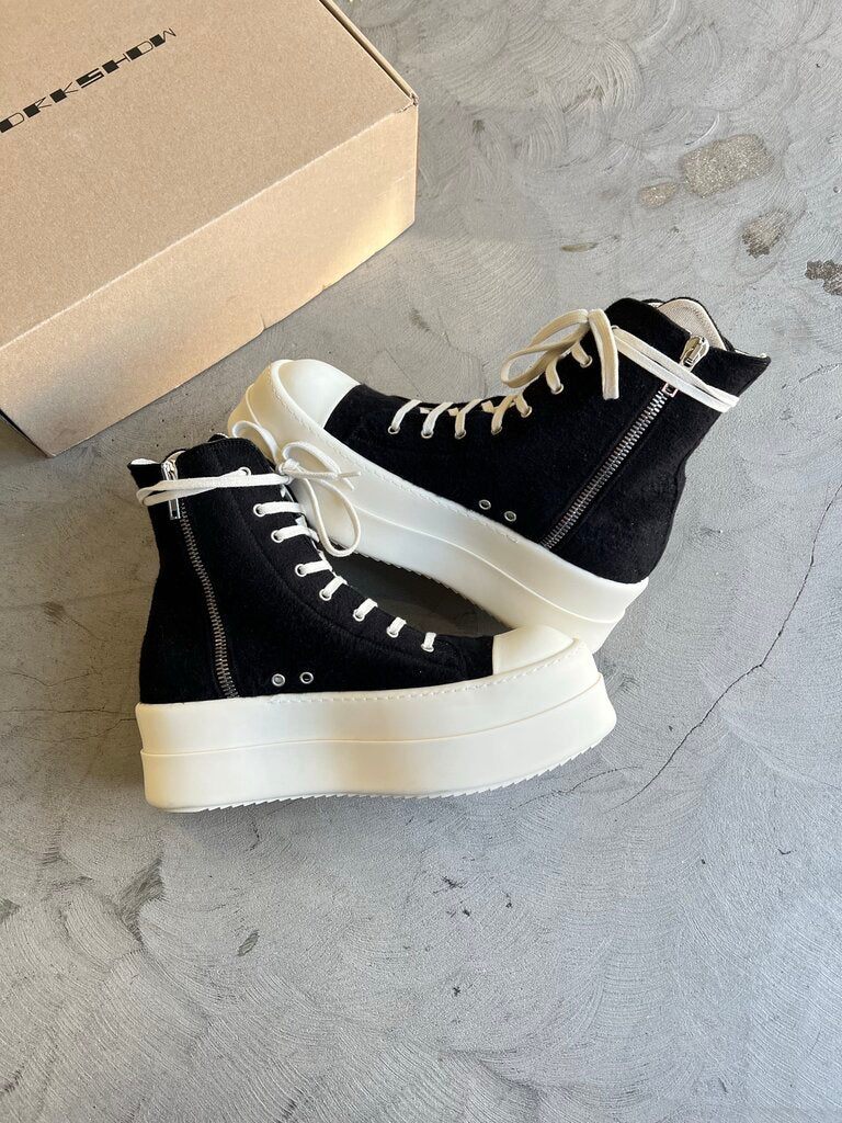 Rick Owens DRK SHDW Ramone High Double Sole Sz. 45.5