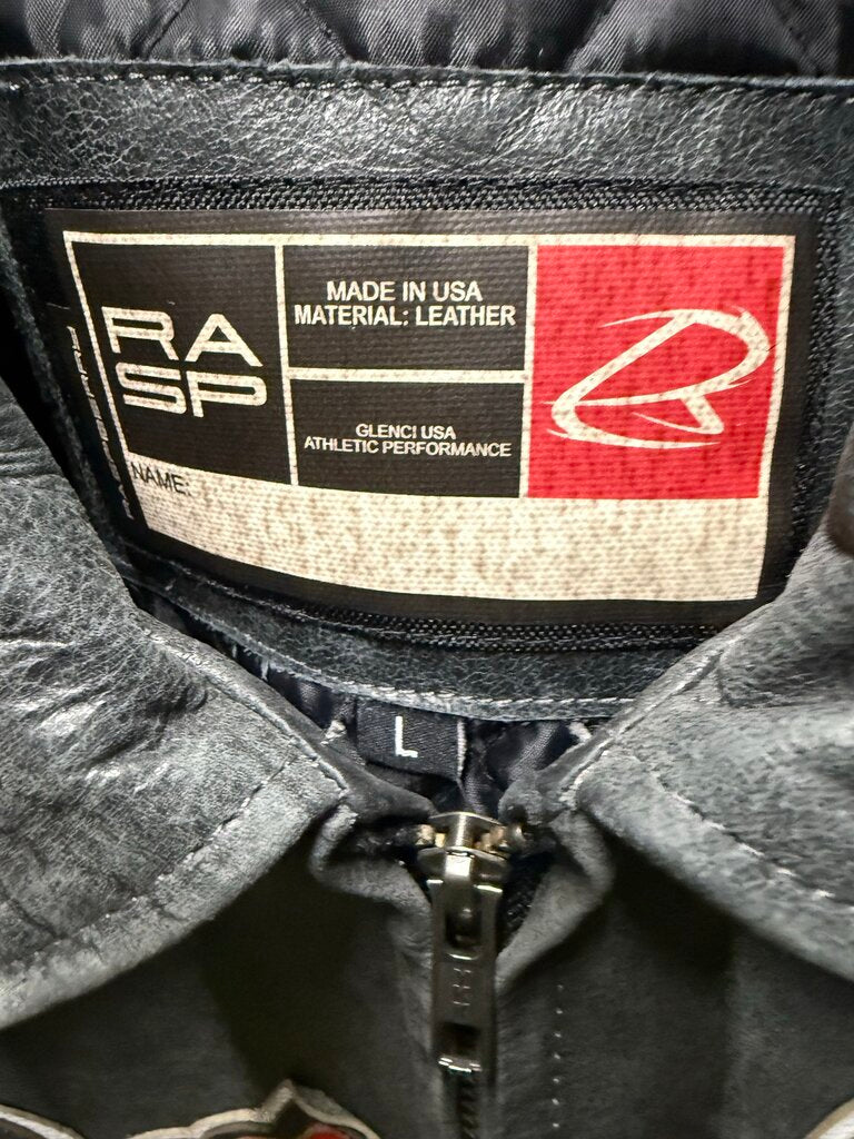 GV Gallery Raspberry Leather Jacket Sz. L