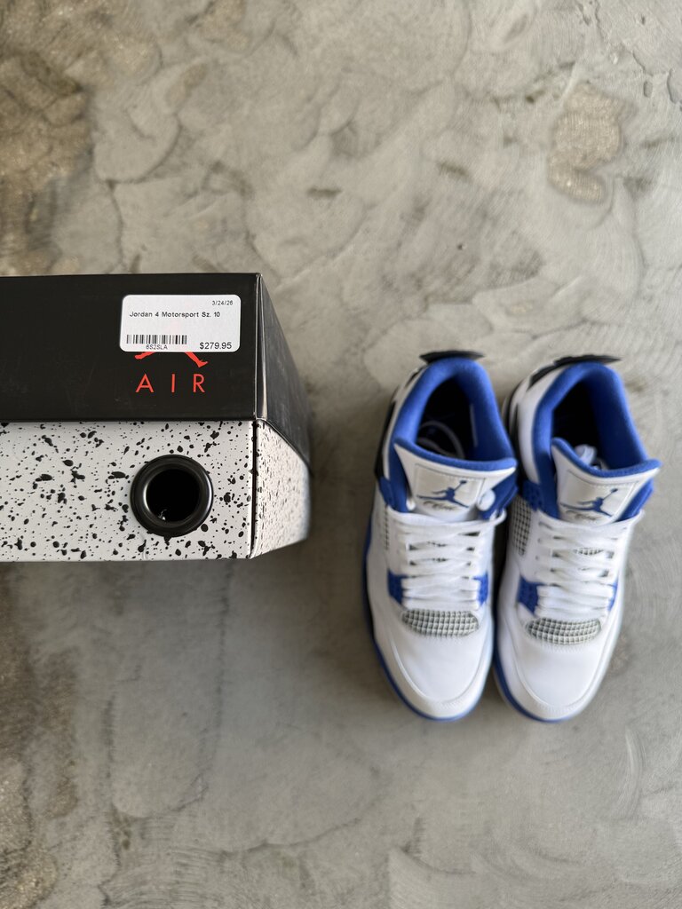Jordan 4 Motorsport Sz. 10