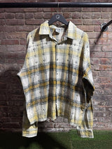 Vale State Yellow Rhinestone Flannel Sz. XL